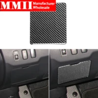 carbon fiber for mitsubishi lancer gt gts es de 2008 2015 driver side storage door panel cover sticker modified car accessories