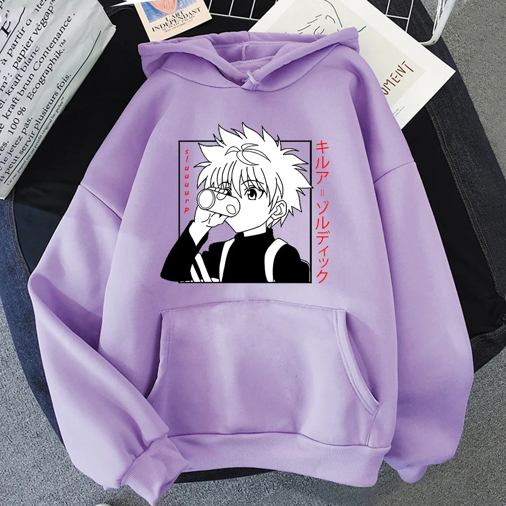 

Hot Autumn Hoodie Hunter X Hunter Print Anime Men Women Hoodies Streetwear Sweatshirts Harajuku Tracksuits Unisex Boys Clothing