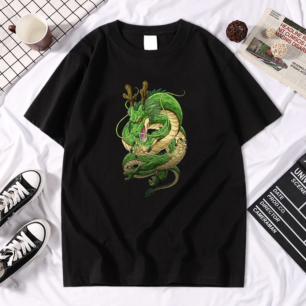

Модный фон с китайским драконом и футболки с рисунком человек ретро размера плюс летняя футболка Harajuku одежда крутой модный мужской футболк...