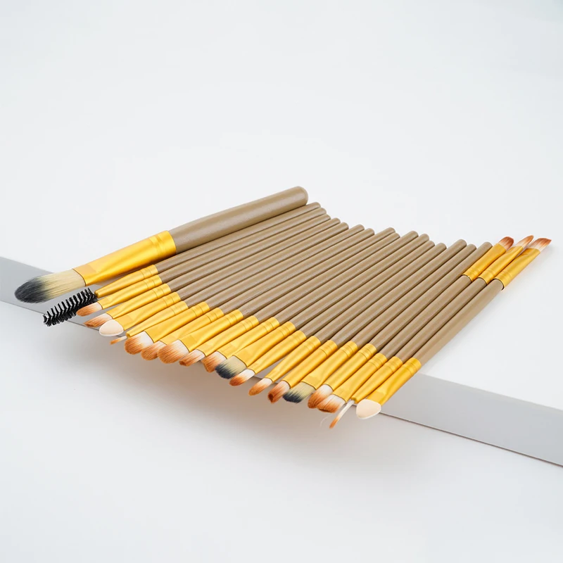 Набор кистей для макияжа 20 шт. пудра румяна тени век консилер Кисть губ и глаз