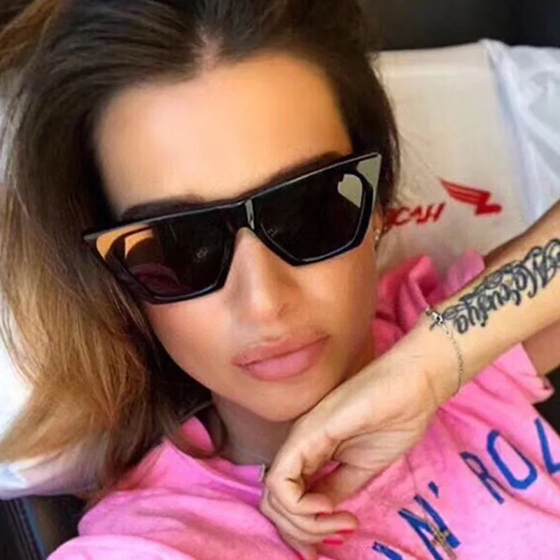 Женские солнцезащитные очки 10 цветов акриловые линзы модные бесплатная доставка