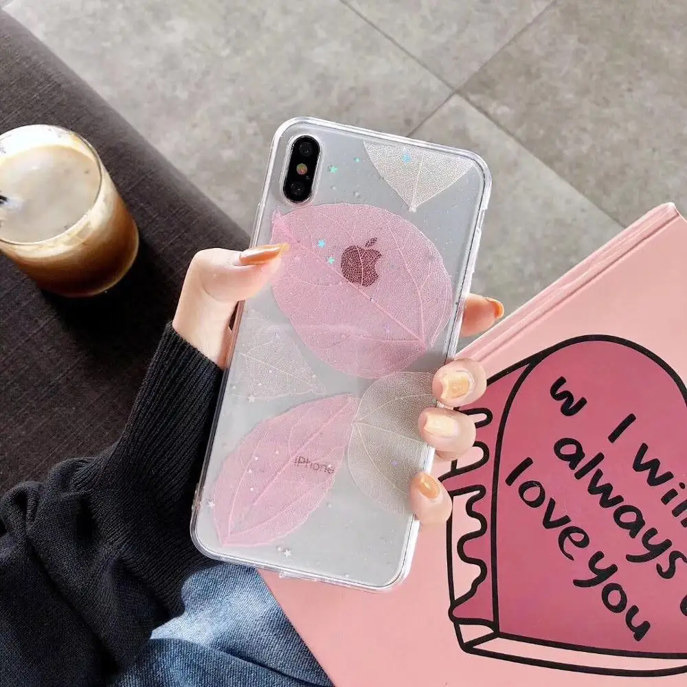 ORYKSZ Блестящий блестящий чехол из ТПУ для телефона iphone 6 6s 8 7 Plus Star Прозрачный X XR XS