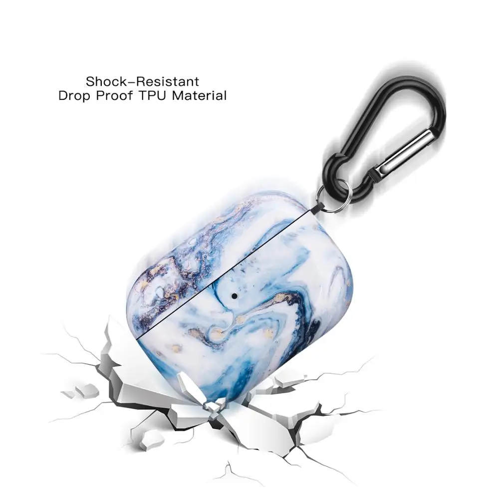 Netarlier Новый защитный ТПУ мягкий чехол для наушников Apple Airpods Pro глянцевый IMD