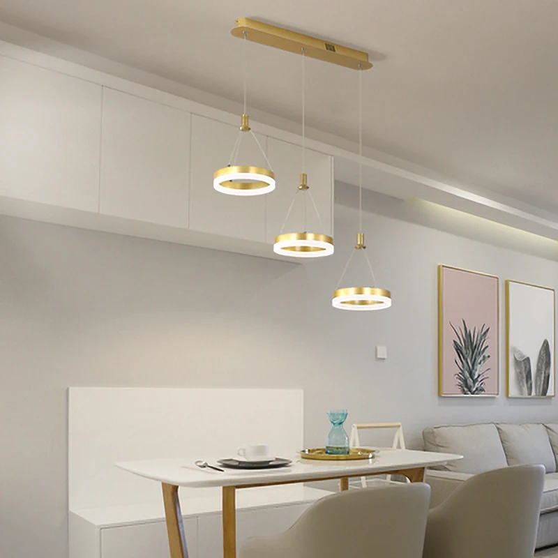 Miglior Lampada A Sospensione A LED Con Telecomando In Stile Nordico Novità Semplicità Apparecchio Lampada A Sospensione In Acrilico Per Studio Bar Soggiorno Camera Da Letto