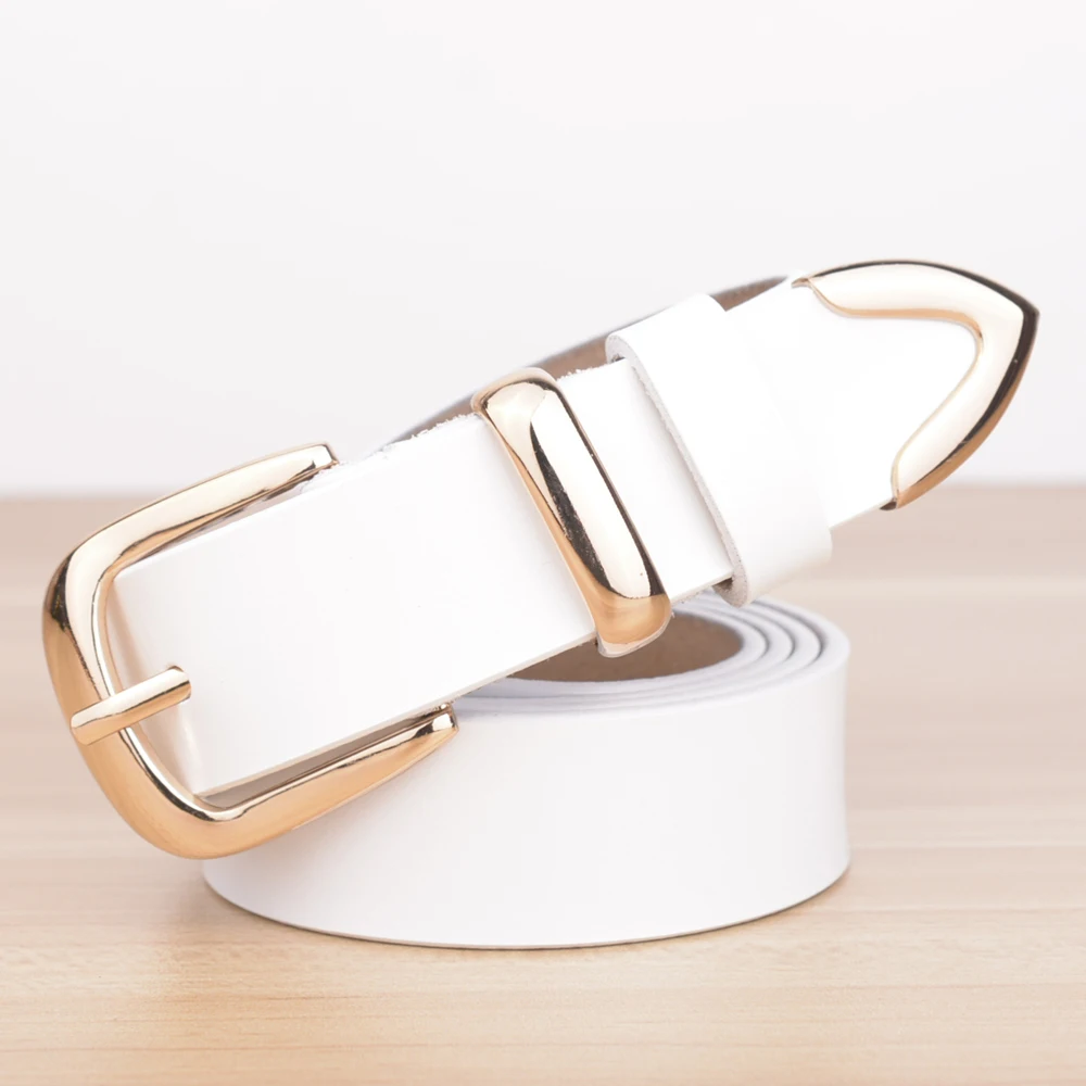 

Real Cowskin Leather Fashion Designer Belt Women Brands Belt 2021 Hot Women Candy Color Strap Belts