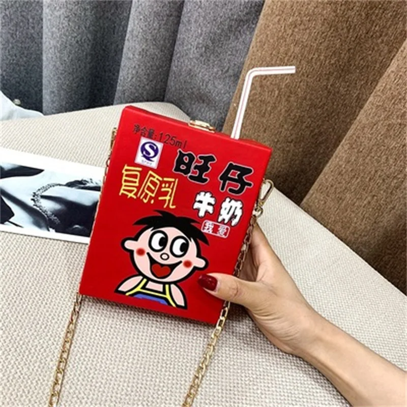 

Cute Women's Bag 2021 Korean Chain Crossbody Bags For Women Fashion Small Square Bag Ladies Cartoon Shoulder Bag Bolsa Feminina