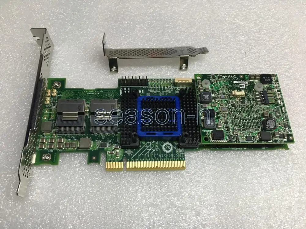 Контроллер adaptec raid 6805t 8 портов PCIE 2x8 512 кэш ddr2|Платы расширения| |