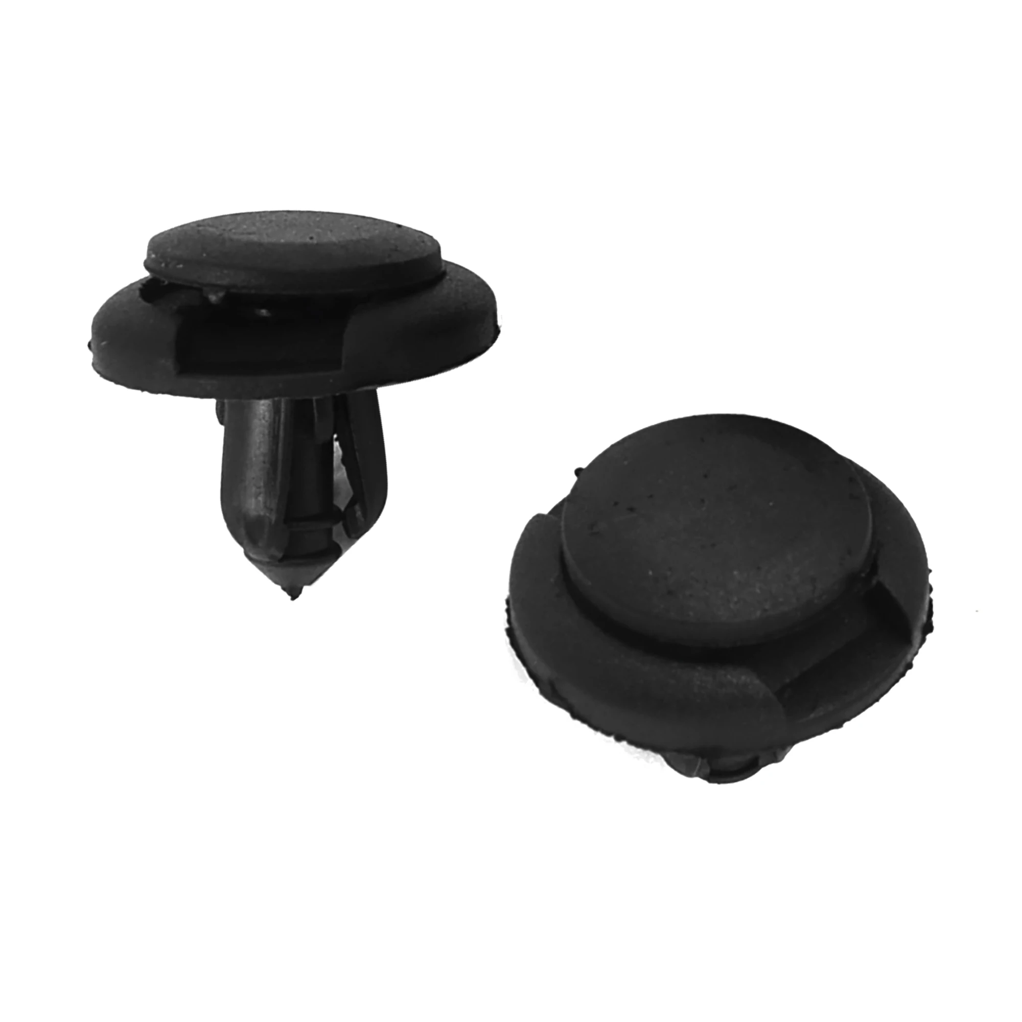 Uxcell 20 Pcs Fit Hole 6Mm Black Plastic Rivets Fastener Fender Car Bumper Push Clips Head . | 11mm 13mm 15mm 19.5mm Автомобили и