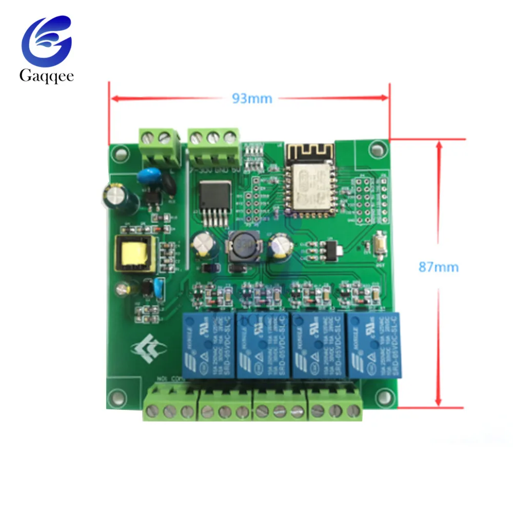 5 В/12 В ESP8266 ESP-01 четыре способа WiFi релейный модуль IOT умный дом телефон приложение