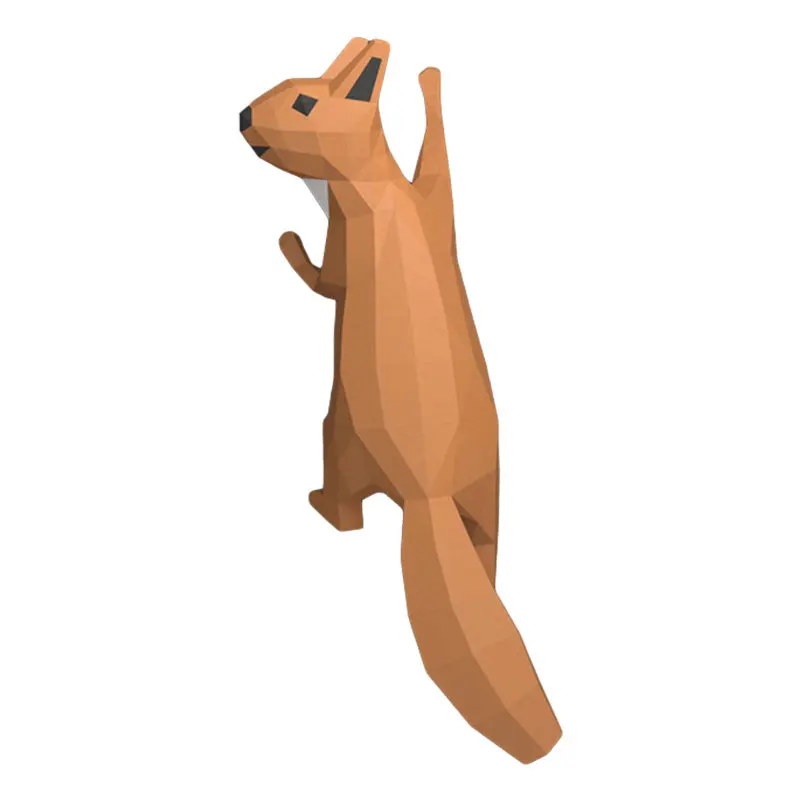 

Children's DIY Toy Origami Squirrel Geometry DIY Puzzle Game Handmade Family Decoration Early Childhood Education Toys
