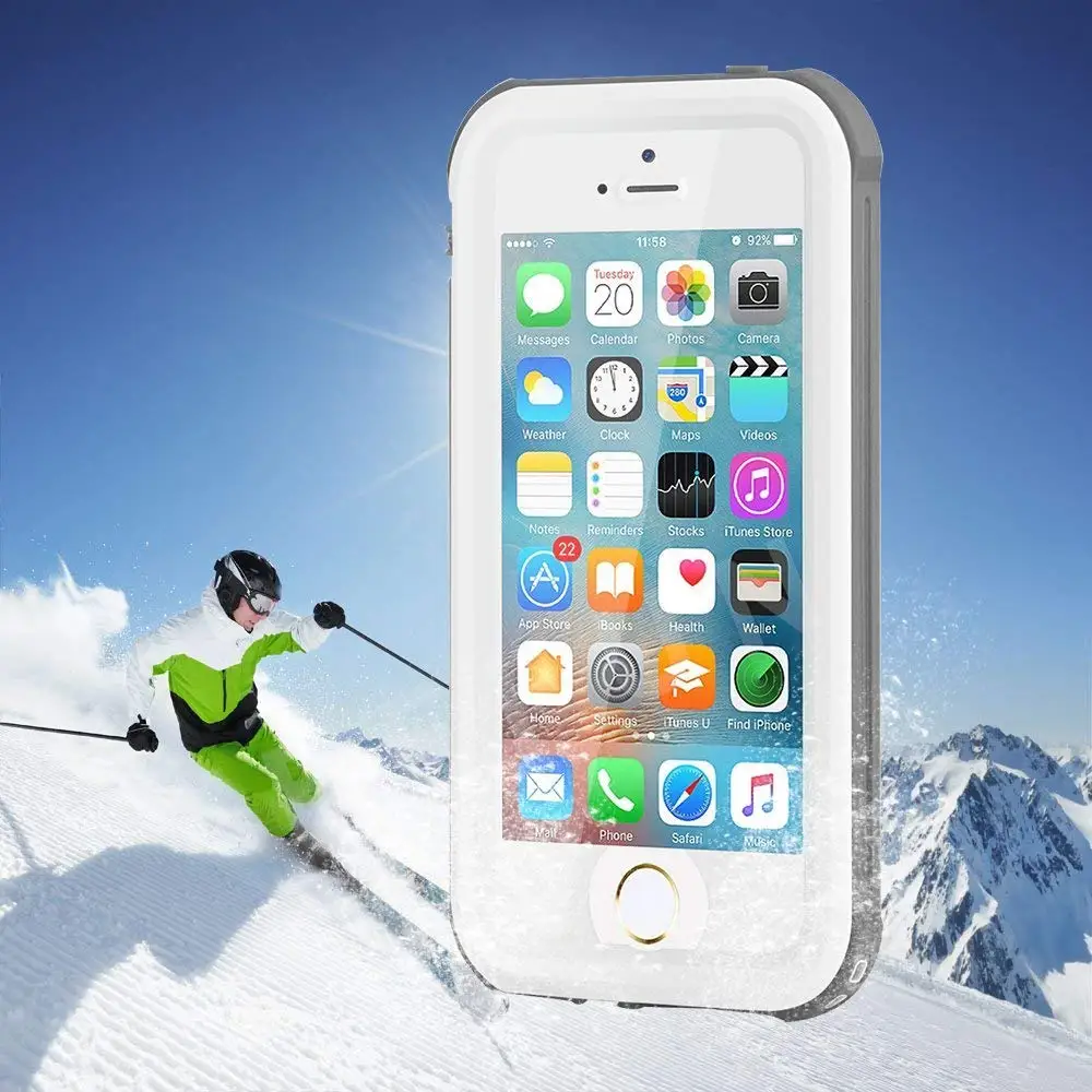 IP68 Настоящее Водонепроницаемый чехол для iPhone 6s Plus SE 5S подводного погружения и