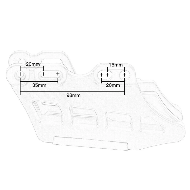 

Motorcycle Chain Guide Guard Protector Slider for Yamaha YZ125 YZ250 YZ WR 250F 450F 2003-2019
