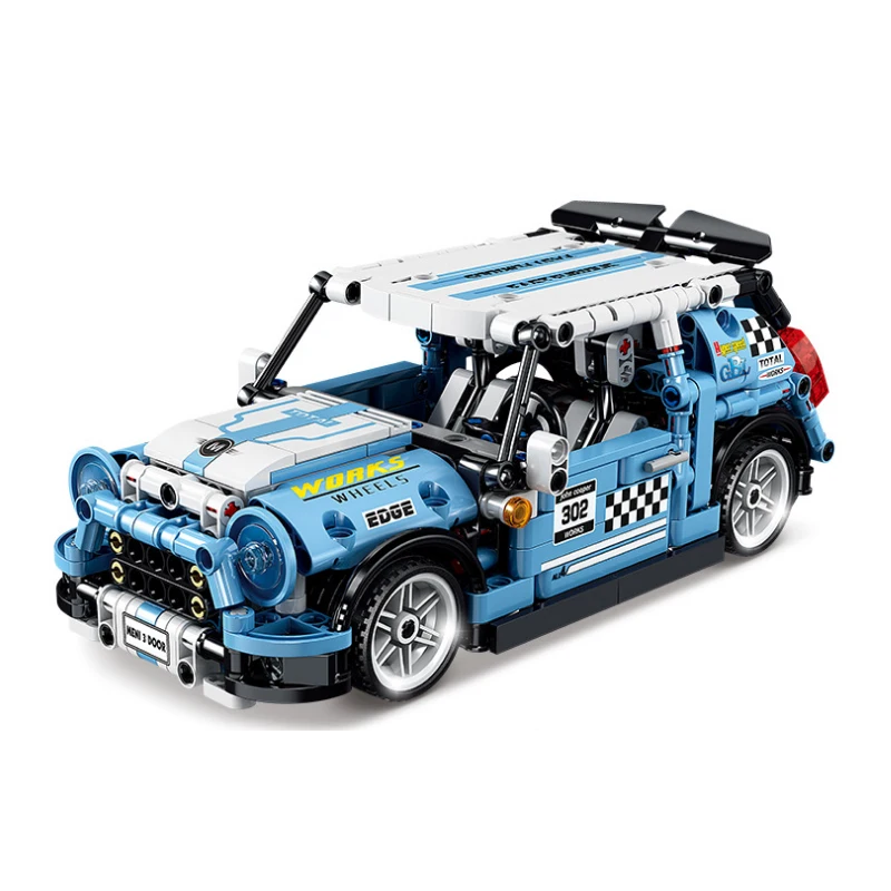 

KAIZI City Super Racing Car Auto Building Blocks Sport Racer Pull Back off-load Vehicle Educational Bricks Toy For Kids Gifts