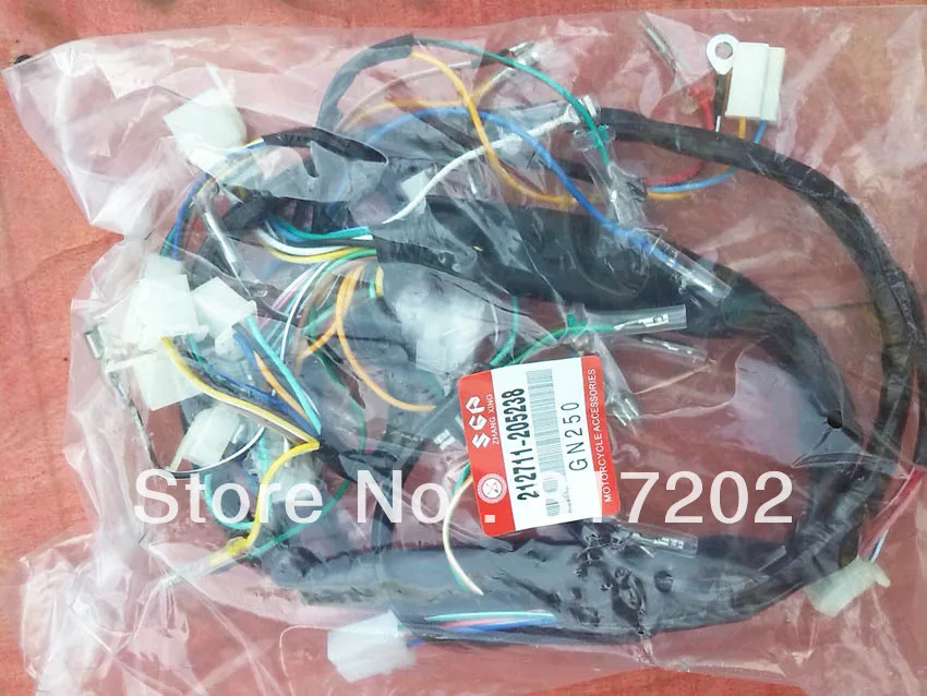 NEW FREE SHIPPING! GN250 GN 250 Electrical Wiring Harness Wire Harness OEM NO. 36610-38301