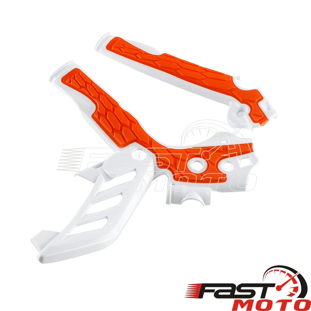 1 пара x-крепление на протектор рамы ограждения для 500XCW EXC 450XCW XCF SXF-FE 350XCFW SXF 300XCW 250XCFW