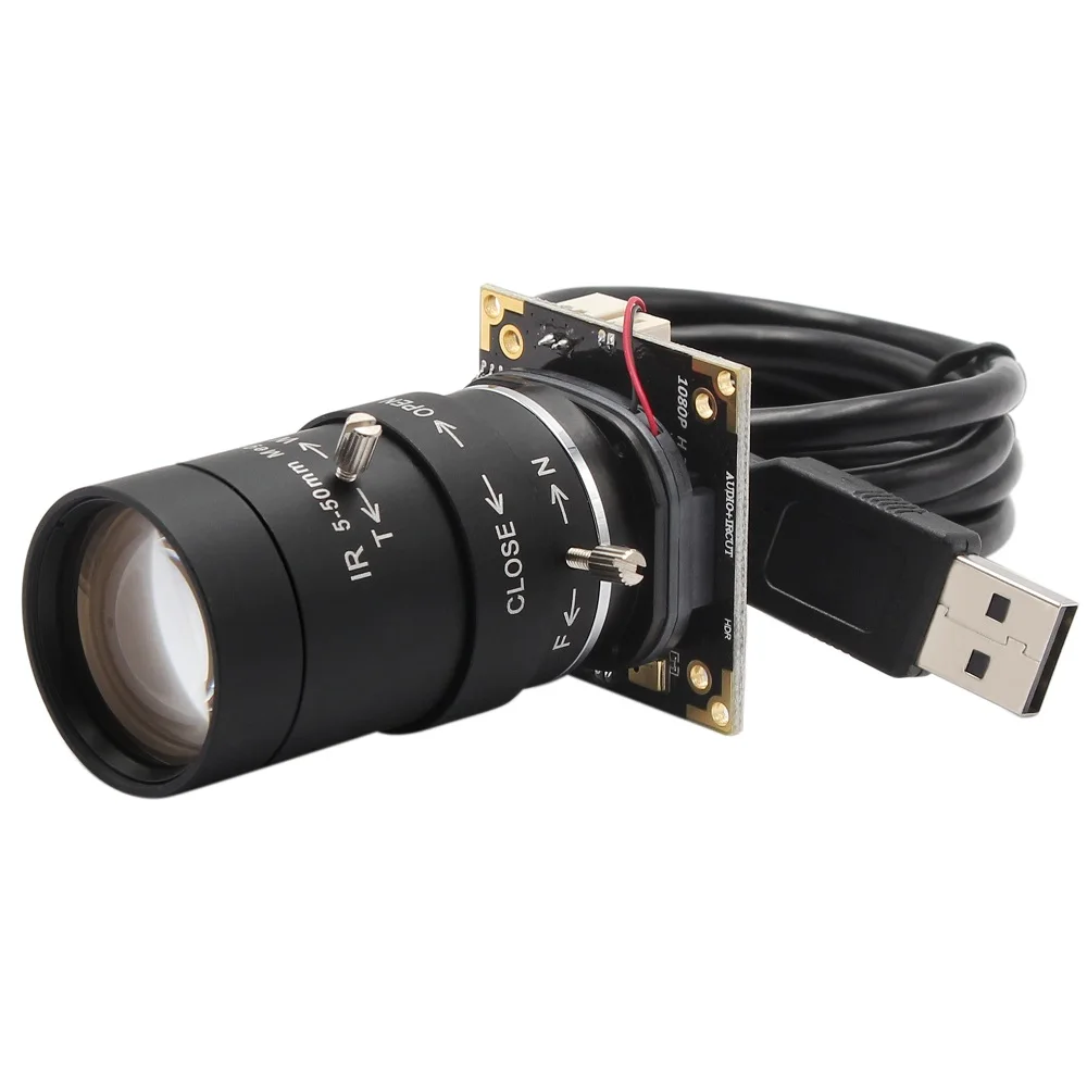 Модуль камеры ELP 2 МП Sony IMX291 USB 3 0 с бесплатным драйвером Plug and play CMOS веб камера 5 50 мм