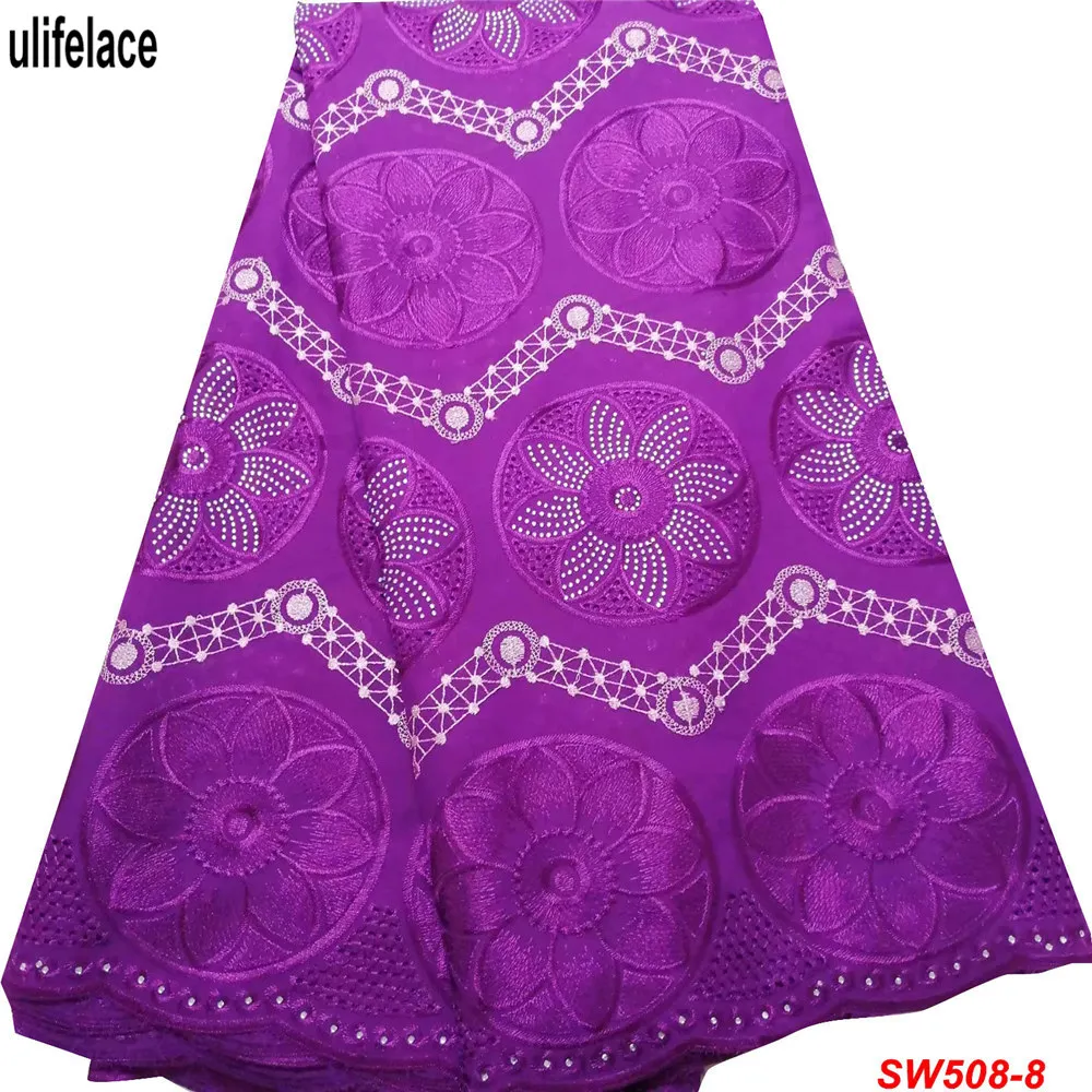 

Womens Wear Swiss Voile Lace In Switzerland African Dry Voile Lace Fabric High Quality Cotton Nigerian Dry Lace Fabric SW-508