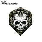 Фокс Smiling 30 шт., профессиональная Дротика s, полеты, дарс, перышки, крылья, хвосты, аксессуары для игры в Дартс с рисунком черепа