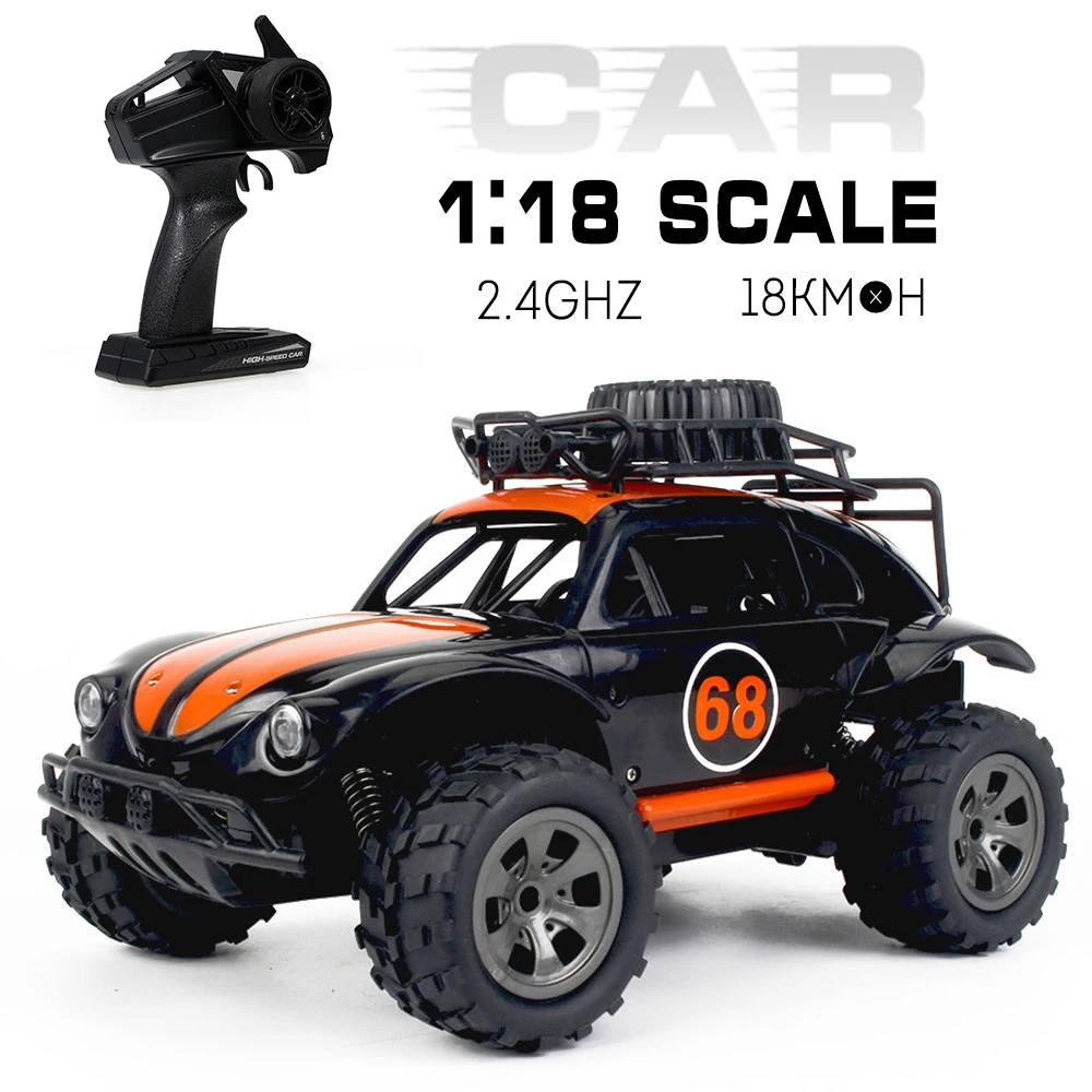 

KY-1816A RC Car 2.4G 2WD 1/18 RC Crawler Off-road Truck Infinite Speed Solid Durable RC Car Toys for Kids Adults RTR