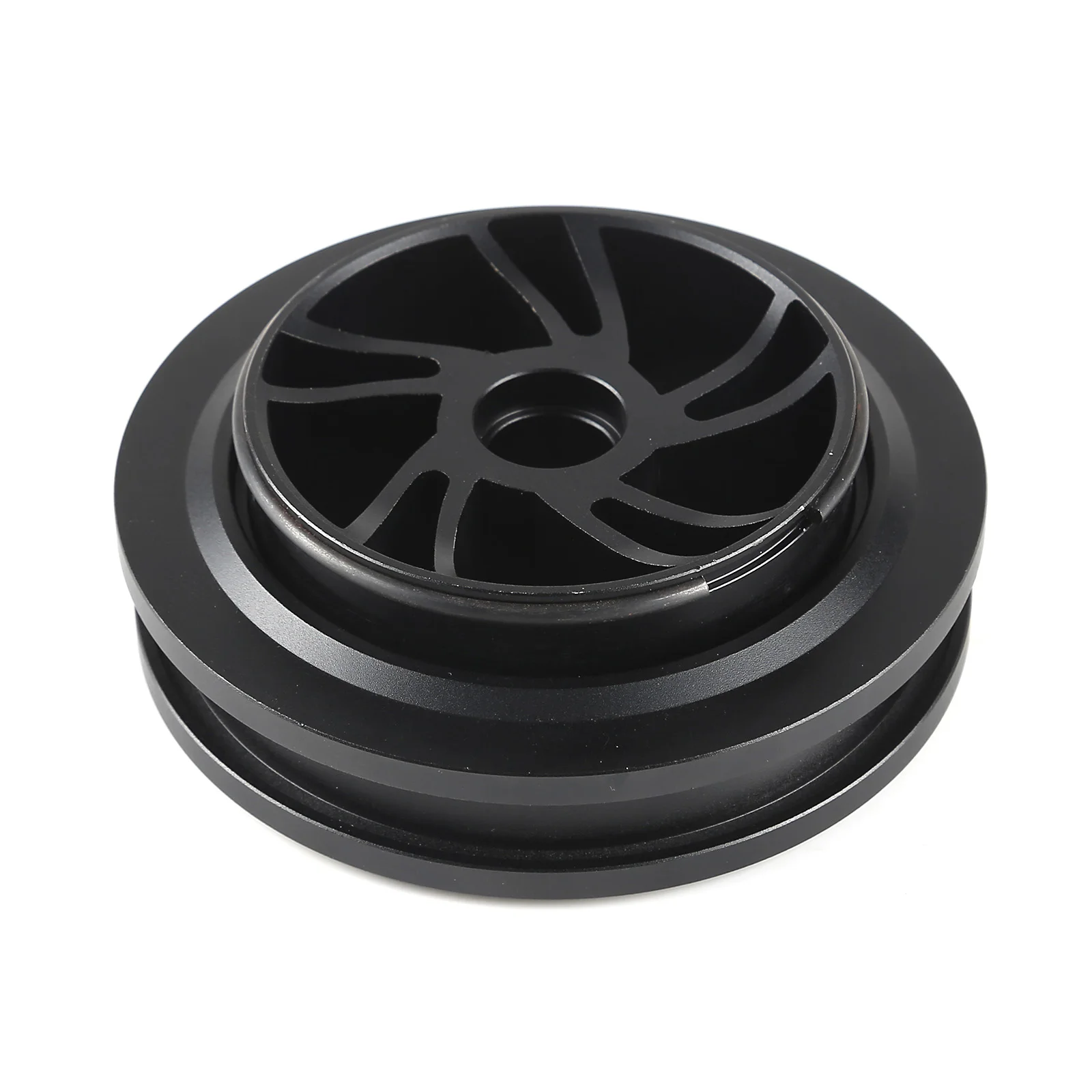 

Eovan 2Pcs 165AT All-Terrain Machinery Rubber Airless Wheel - Black