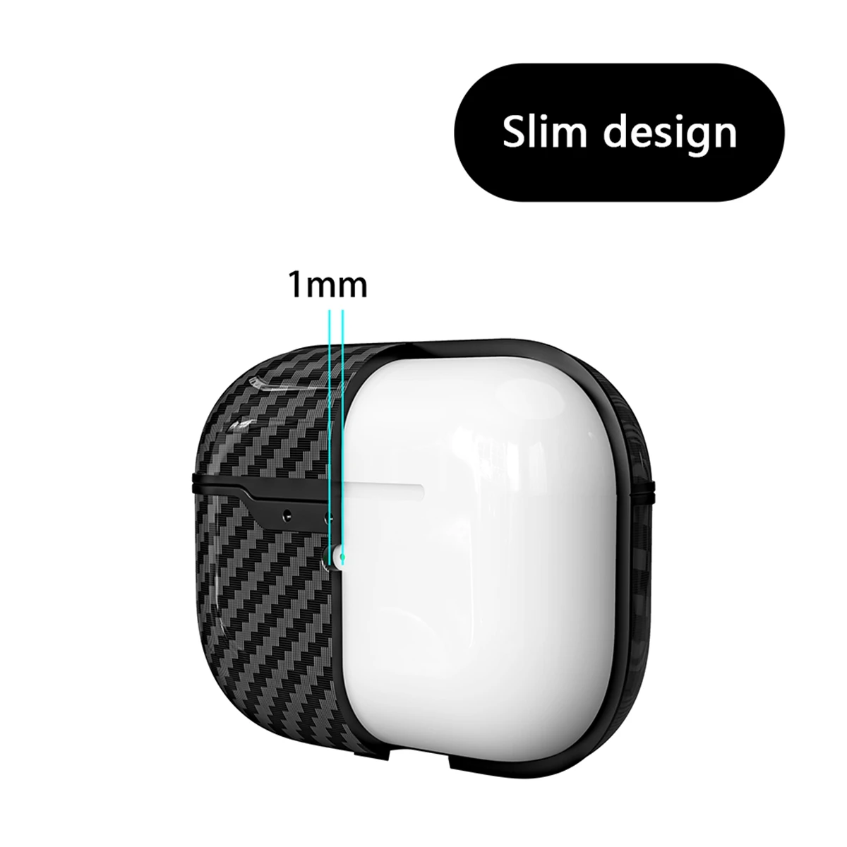 Чехол для наушников из углеродного волокна Airpods Pro чехол TWS Wireles airpods защитный Apple Air