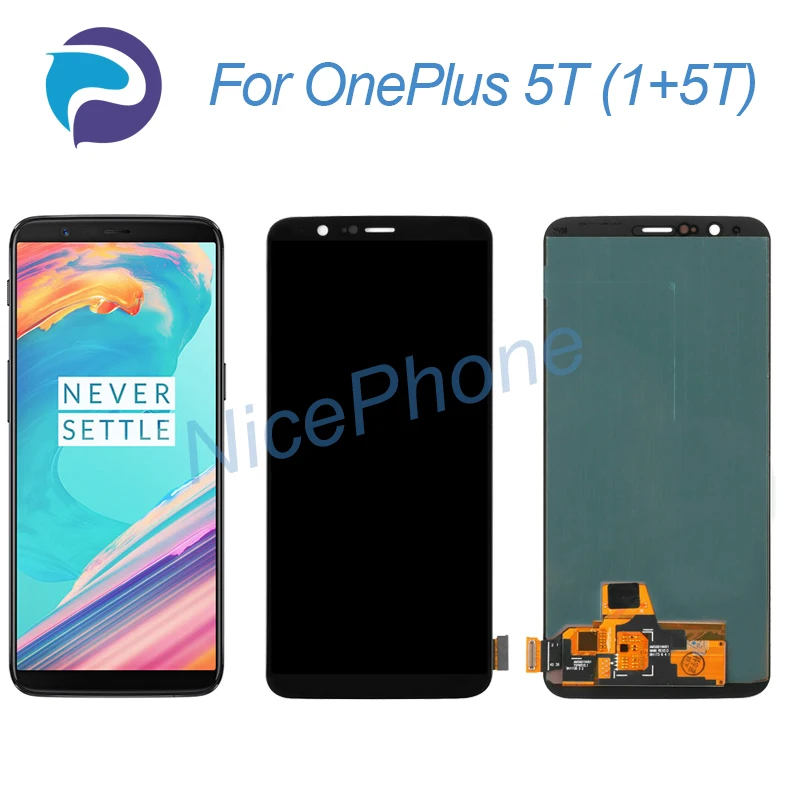 Для ONEPLUS 5T ЖК-дисплей кодирующий преобразователь сенсорного экрана в сборе Замена 6,01 Для ONEPLUS 5T ЖК-дисплей кодирующий преобразователь сенсорного экрана в сборе Замена 6,01