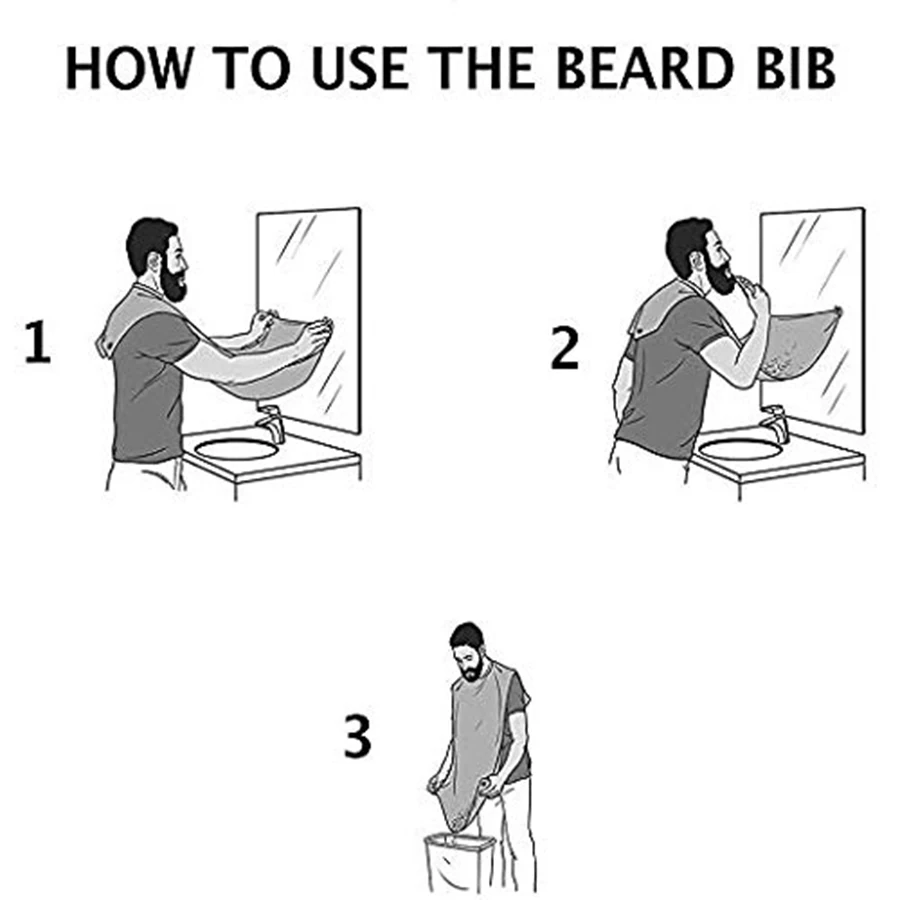 120x80 см hombre delantal del bauno Barba Negra delantal afeitado pelo delantal para hombre непроницаемый цветочный принт