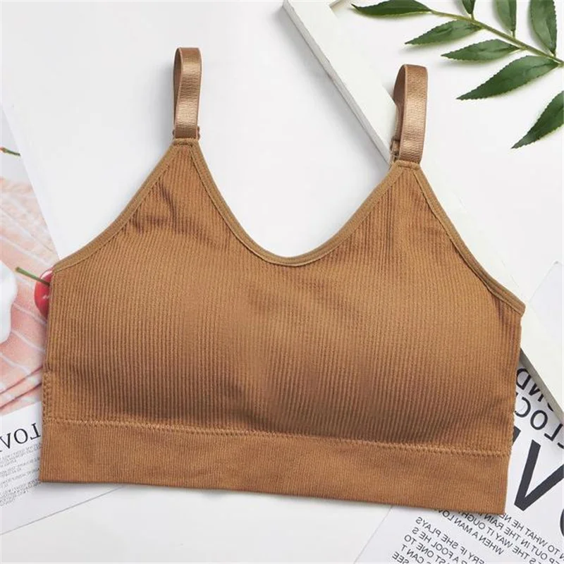 

Sexy Women's Underwear Sling Without Steel Ring Wrapped Chest Breathable Shoulder Strap Without Trace