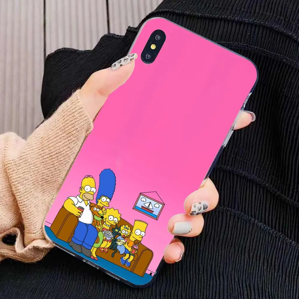 Симпсоны для Xiaomi Redmi 4A 7A S2 Note 8 3 3S 4 4X 5 Plus 6 7 6A Pro Pocophone F1 Rainbow силиконовый чехол