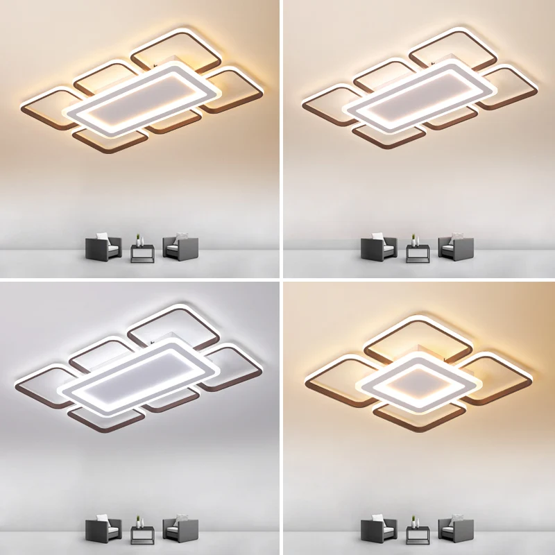 

Modern LED Ceiling Light With Remote Control For Living Room Bedroom Dining Room Surface Mounted plafonnier Ceiling Lamp Fixture