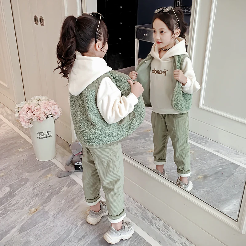 Коллекция 2019 года детский спортивный костюм для девочек детская одежда