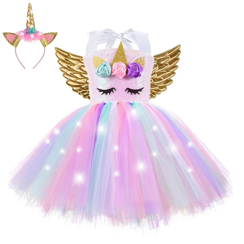 Детский костюм единорога для девочек на Хэллоуин | Тематическая одежда и