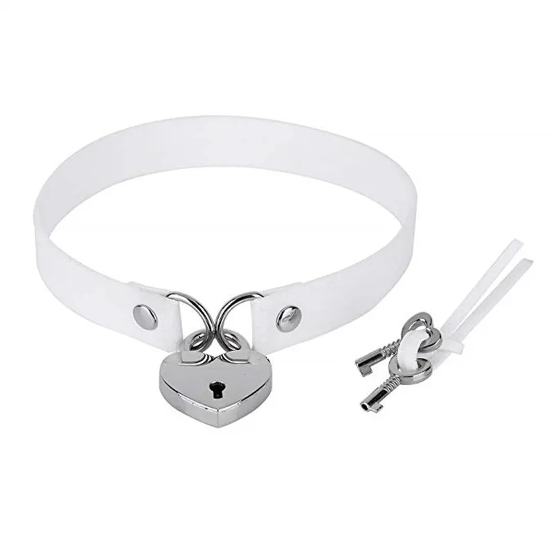 34 см ожерелье из искусственной кожи ошейник БДСМ игрушки для женщин бондаж