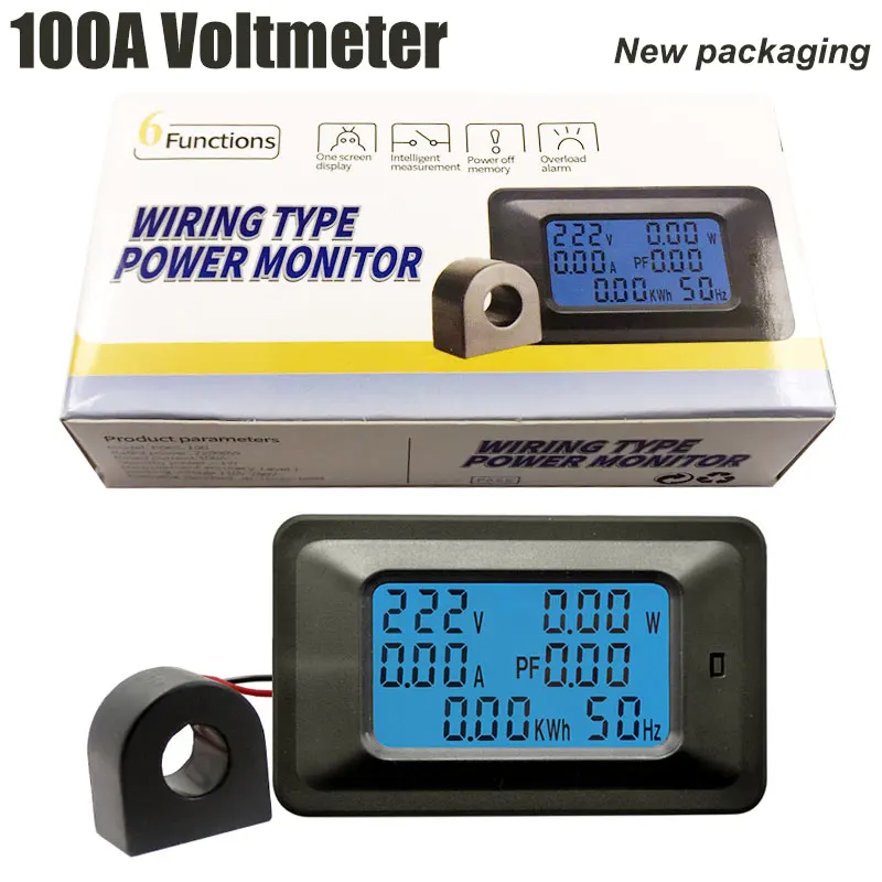 Цифровой измеритель напряжения тестер детектор для измерения переменного тока 22