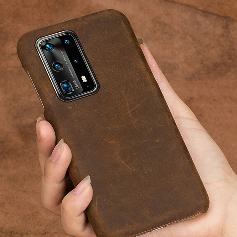 original pull up leather case for huawei p50 p40 pro p40 lite p20 p30 lite mate 40 20 retro cover for honor 50 9x 8x 10 20 pro free global shipping