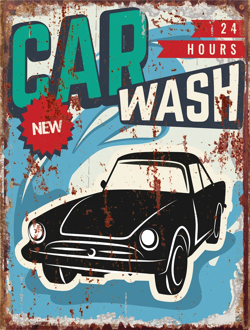 

Металлическая пластина для украшения дома, Декоративные плакаты, декор гаража, прачечной, комнаты, мойка автомобиля, кино, плакат, винтажный...