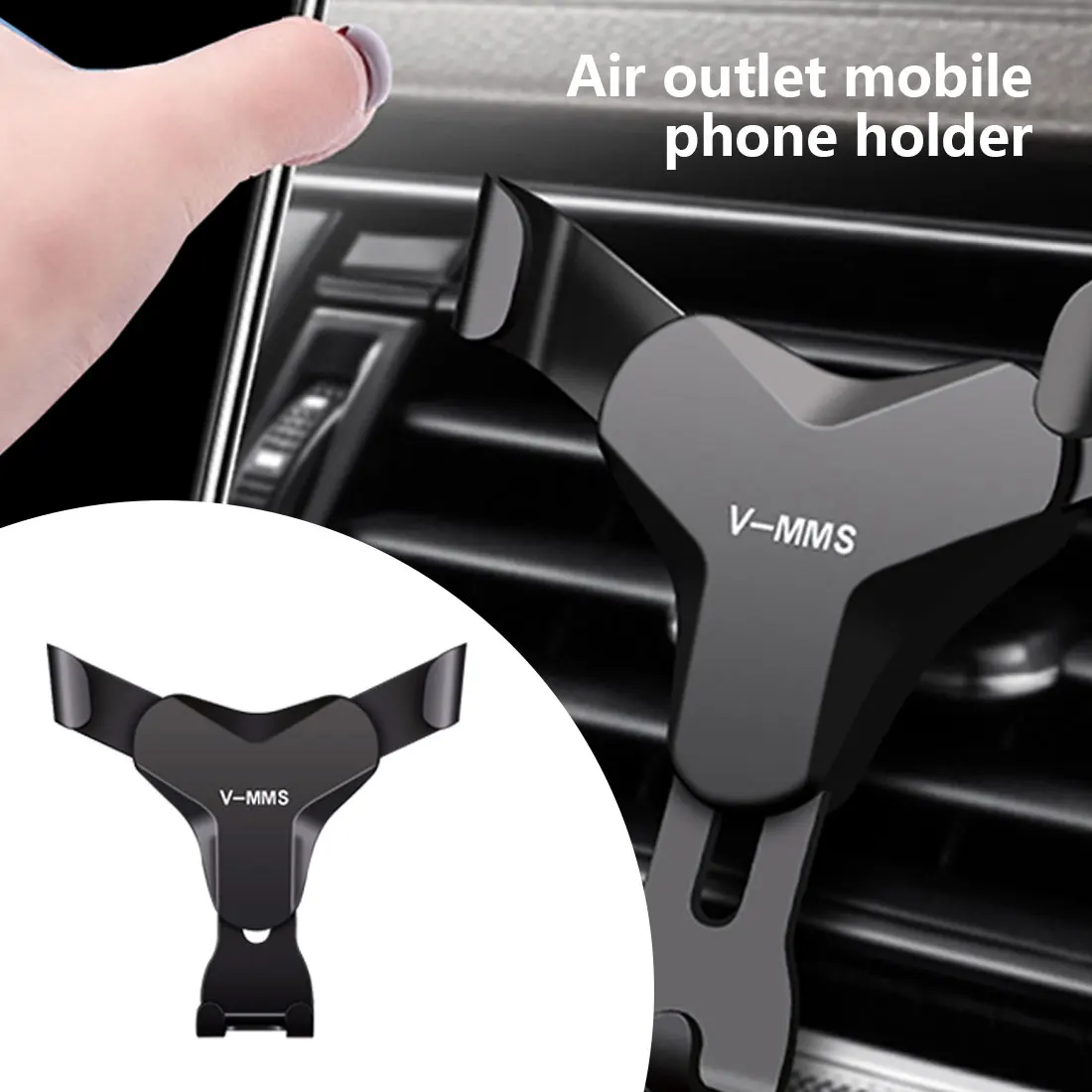 

New Adjustable Car Holder Car Air Vent Mount Gravity For Phone in Car No Magnetic Mobile Phone Stand Support Most Smartphone