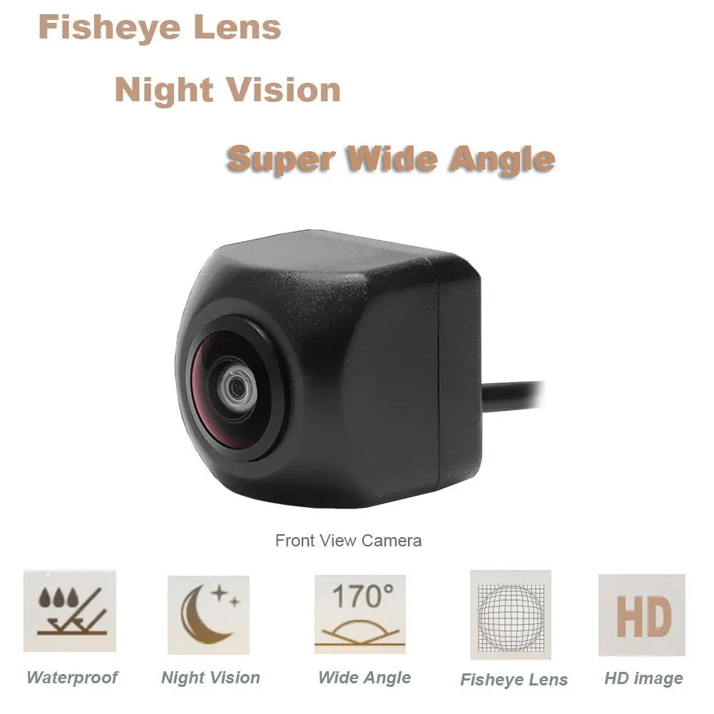 

170-degree high-definition automatic rear-view camera, car rear-view reversing camera, fish-eye night vision, high-definition pa