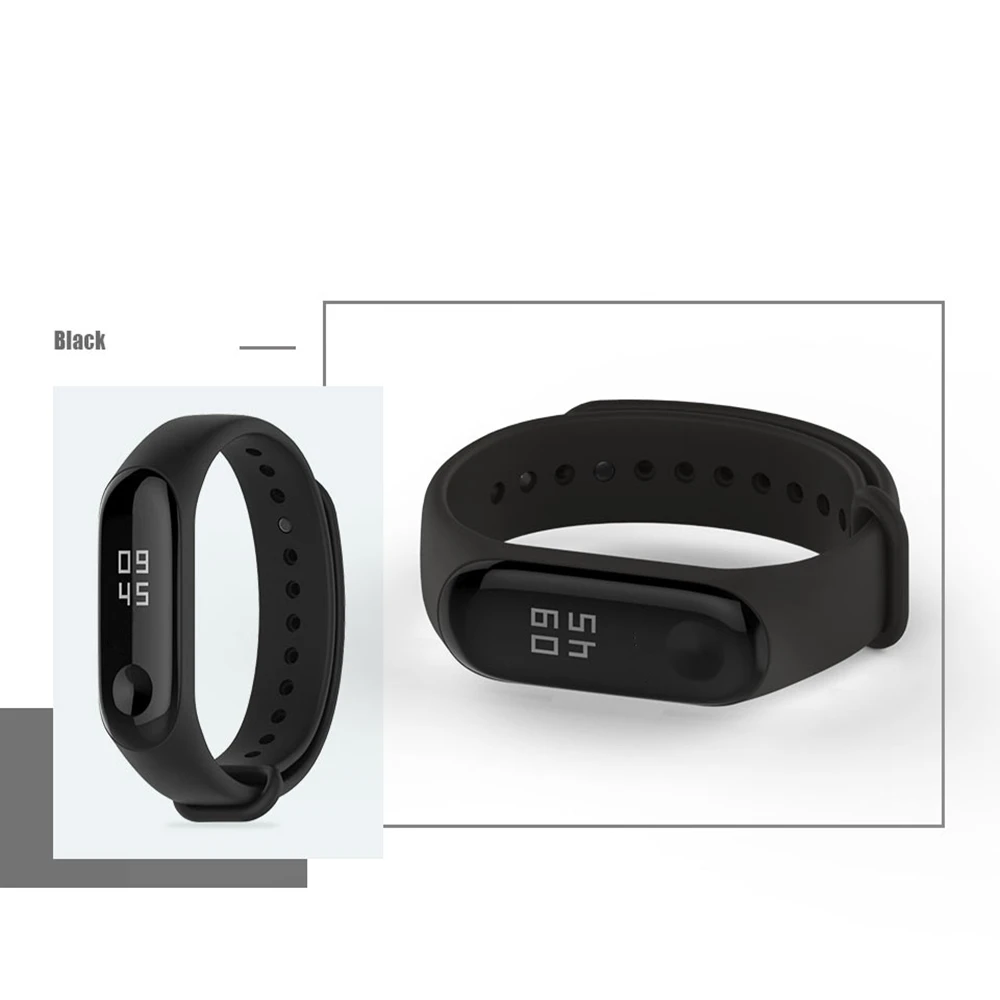 Mi Джобс mi Band 3 ремешок силиконовый браслет mi band 3 ремешок умный mi band3 ремешок для Xiaomi mi Band 3