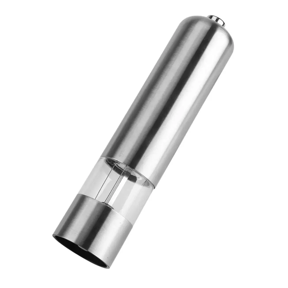 Мельница для соли и перца электрическая мельница специй из нержавеющей стали регулируемая солонка кухонные