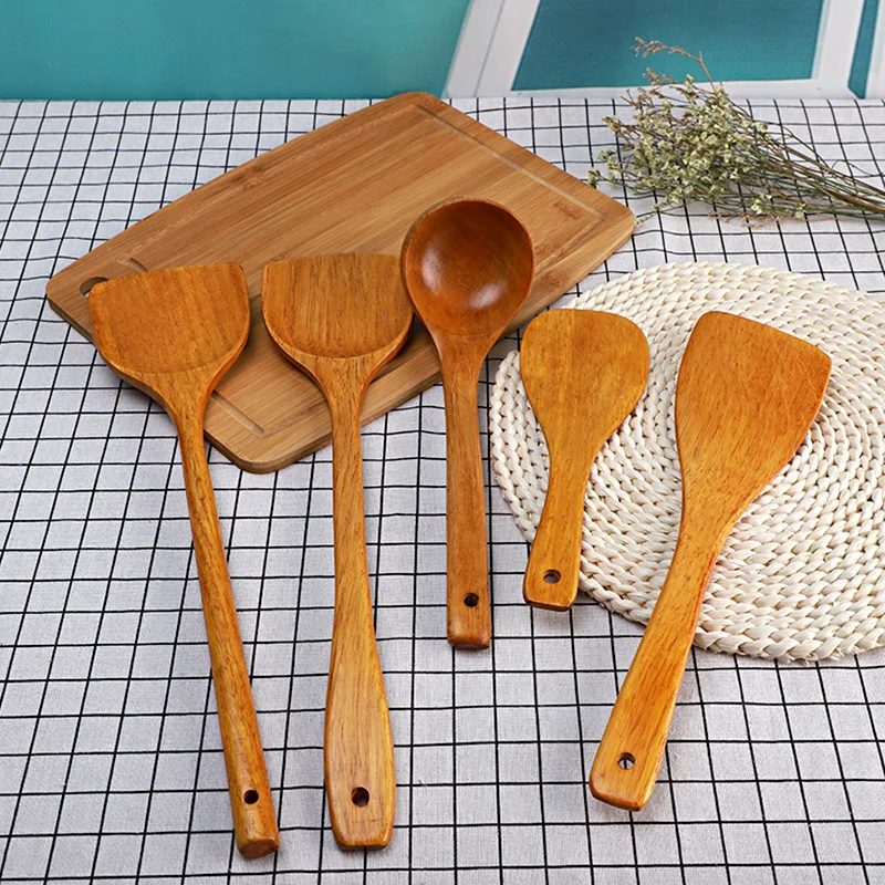 Деревянная лопата деревянная ложка кухонная набор ложек | Дом и сад