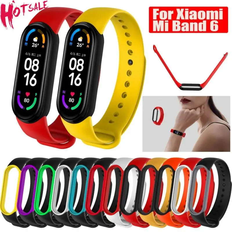 

Браслет для Xiaomi Mi Band 6 спортивный ремешок сменный Браслет для Mi 6 Band6 наручный ремешок для Xiaomi Mi Band 6 ремень