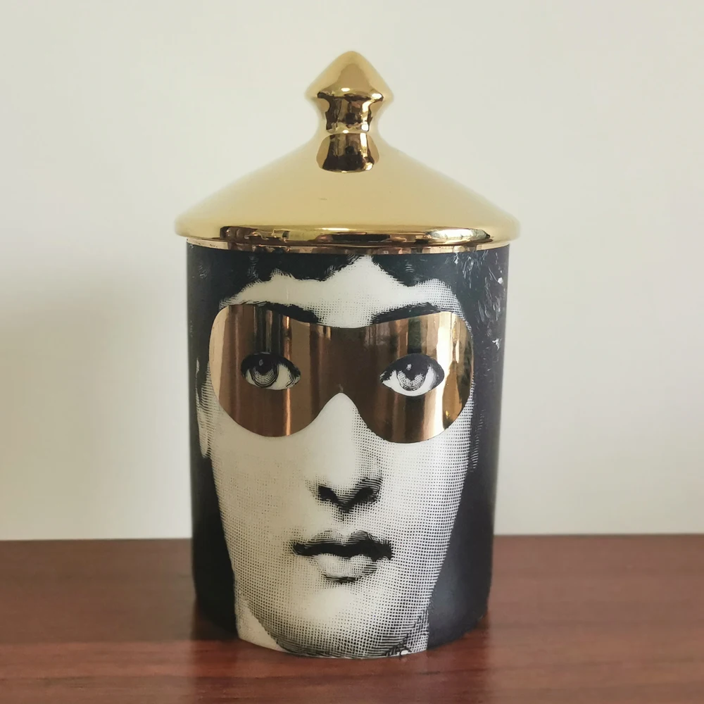 12 Fornasetti тарелка для хранения ювелирных изделий посуда с узорами прямоугольный поднос подсвечник банка канделябры украшение дома - Цвет: 12