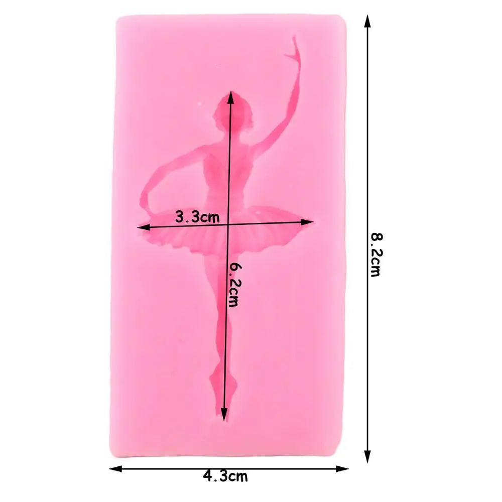 Балетная танцовщица силиконовая форма DIY девушка инструменты для украшения