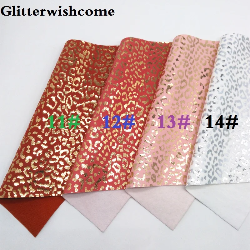Ткань из искусственной кожи Glitterwishcome 21 х29 см Размер A4 Vinil Para Lazos листы ткань с