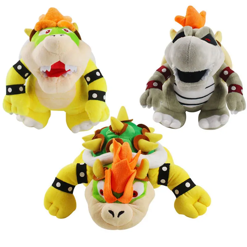 Плюшевые игрушки Bowser JR 3D Land Dragon Koopa Troopa рождественский подарок для детей 18-31 см |