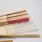 Персонализированный Выгравированный Шелковый веер, свадебный веер, винтажные веера, индивидуальные свадебные подарки для вечеринок