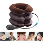 Надувная подушка для снятия боли в шее, 3-слойное устройство для растяжения шеи и спины, для облегчения боли