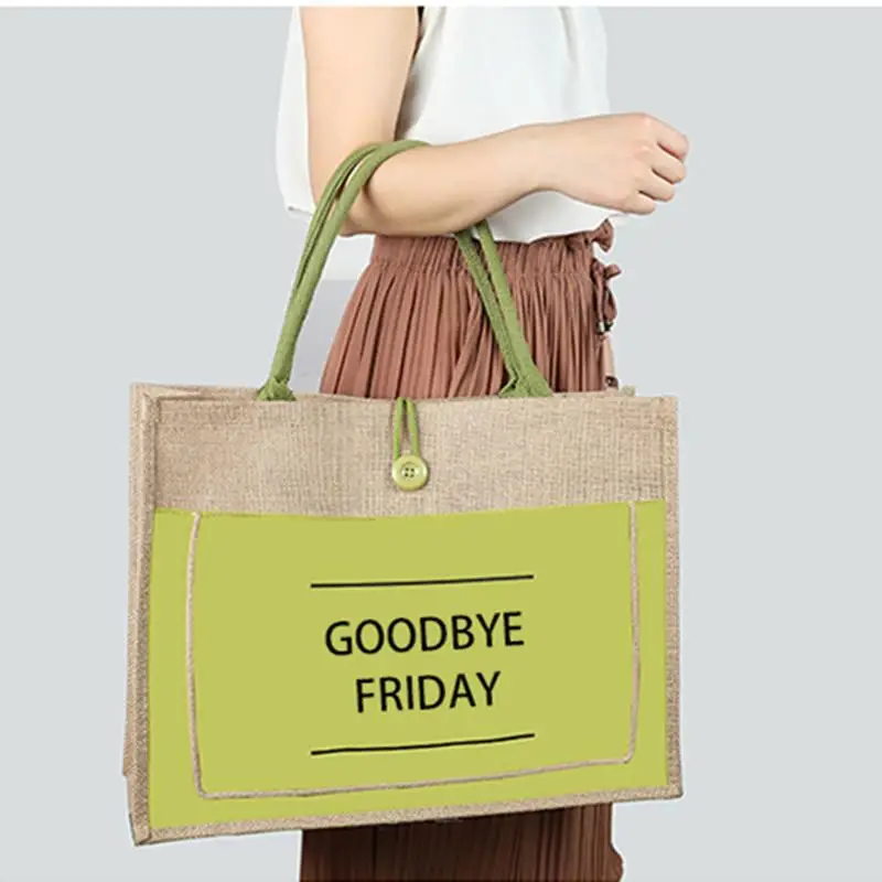 

Роскошная льняная женская сумка-тоут высокого качества, повседневная вместительная дамская сумочка на плечо, пляжная сумка для покупок