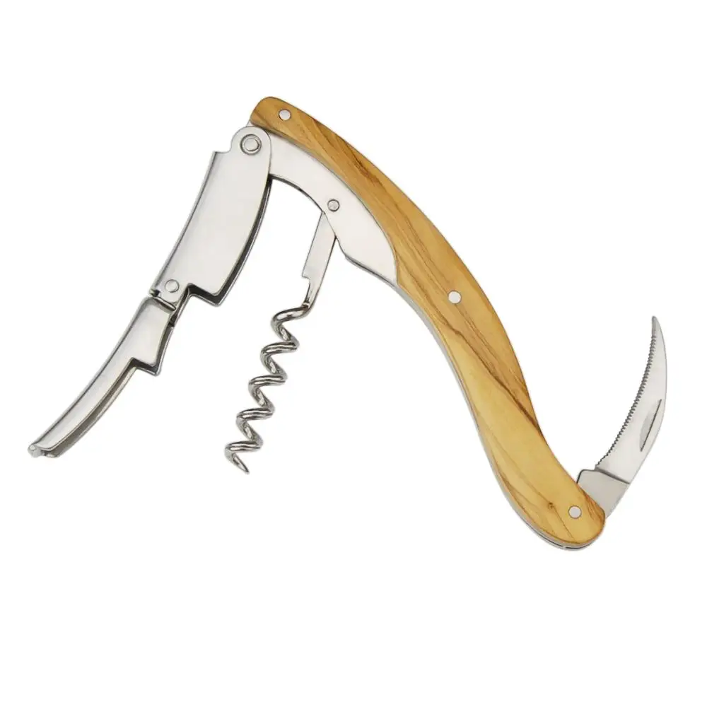 Штопор Forkry для официанта открывашка бутылок вина с деревянной ручкой | Дом и сад